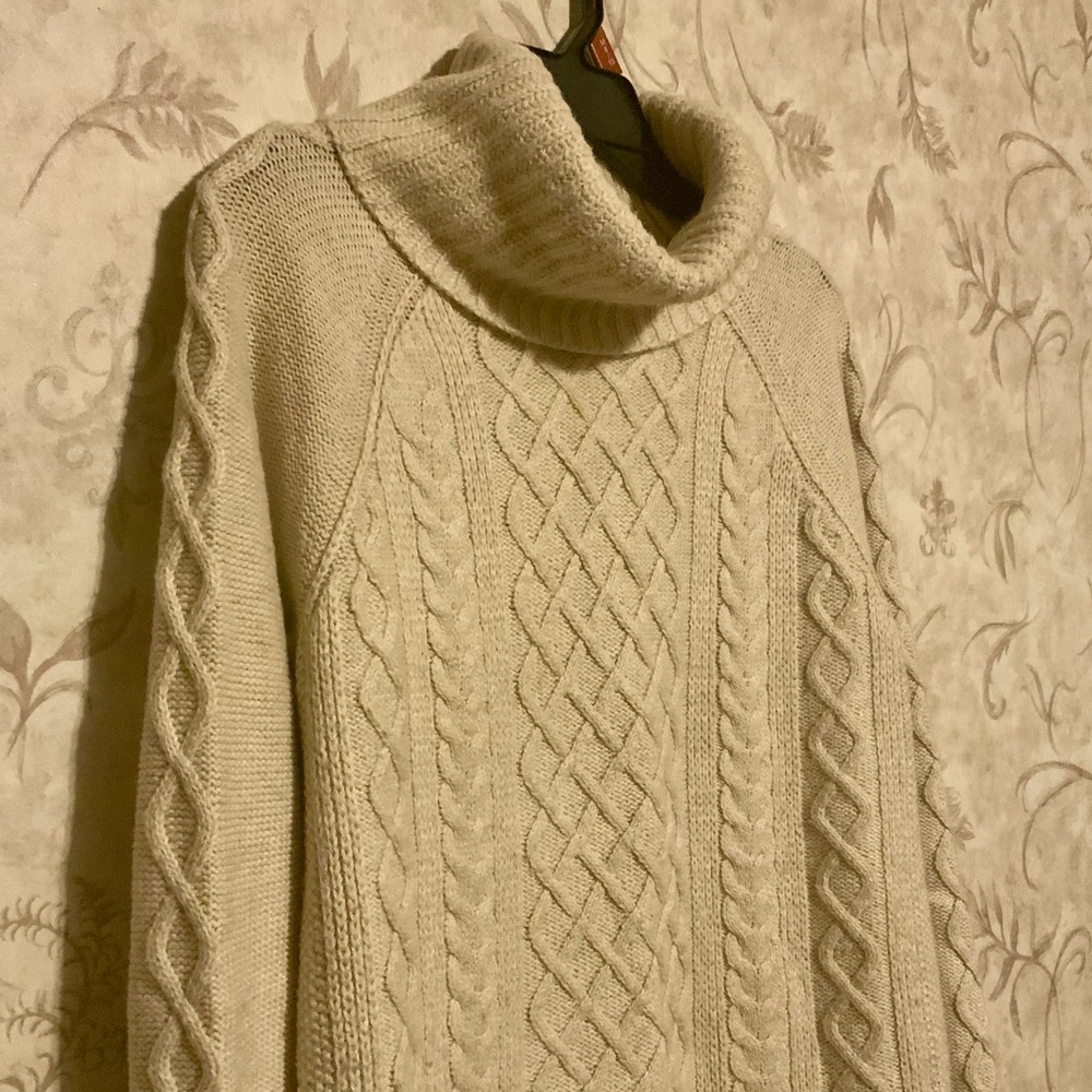 Cream Cable Knit Sweater